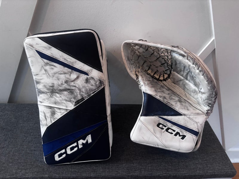 CCM Axis 2 Regular (Used) Glove and CCM Axis 2.9 Blocker (Used)