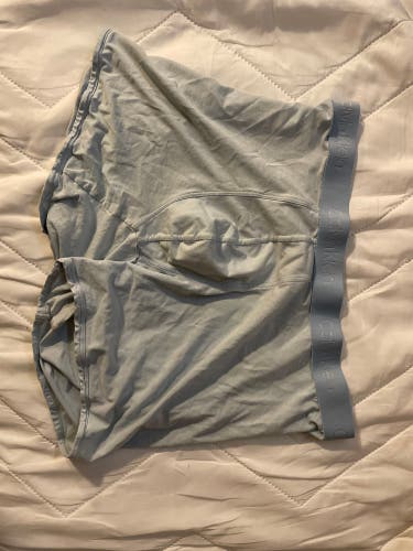 Pair of Compression Briefs Size Large Light Blue Used