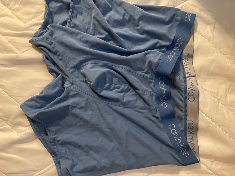 Compressions Shorts / Briefs Calvin Klein Blue Size Large Used