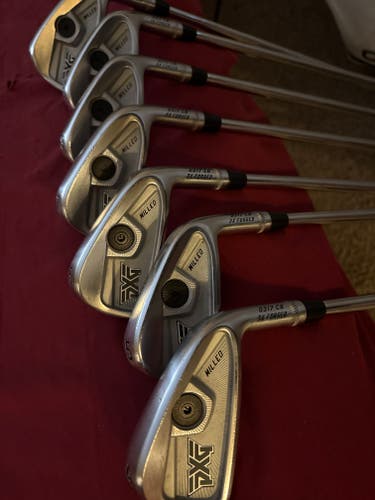 Men's 2023 PXG 0317 CB Right Handed Iron Set Extra Stiff Flex Steel Shaft (Used)