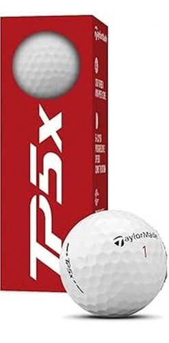 Taylor Made TP5x Golf Balls (White, 3pk) 1 Sleeve 2024 NEW
