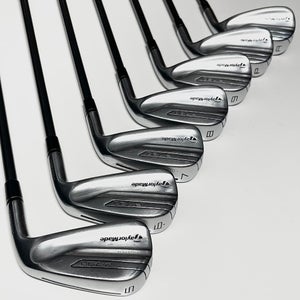 Taylormade P790 Iron Set 5-9, PW, AW Right Handed Stiff Flex Graphite Shafts