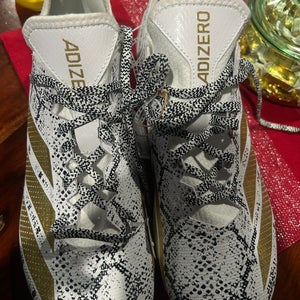 Men's Size M 10.5 (W 11.5) Adidas Adizero Electric Low Top Molded Cleats (New)