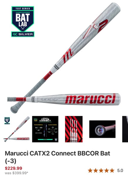 2025 Marucci CATX2 Connect Hybrid BBCOR Certified Bat (-3) 29.5 oz 32.5" (Used)