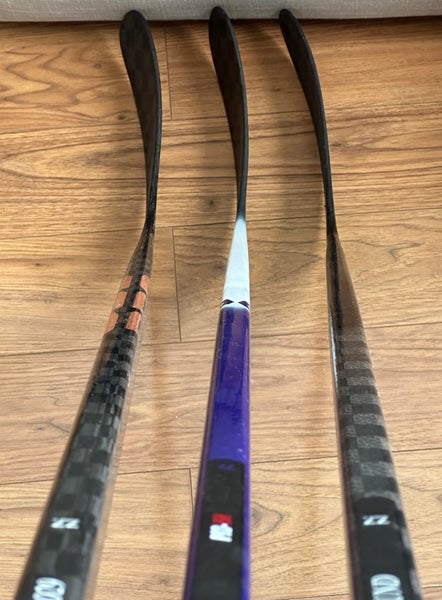 [3-Pack] Senior 77 Flex RH PRO Hockey Sticks - Red Line (PRO29), Dan's Build (PRO34), OG Blue (P92)