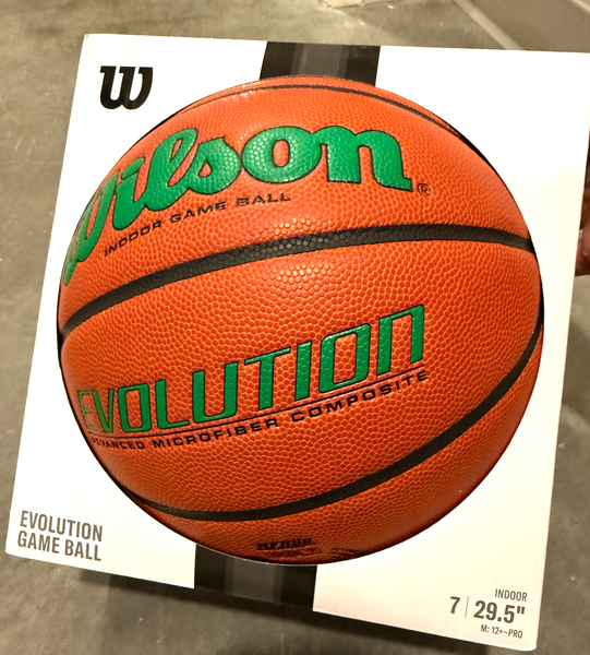 Brand new Wilson Evolution 29.5” indoor basketball.