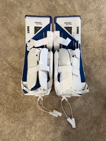 2025 Bauer Sv-Pro (Large - 35") Goalie Leg Pads, Glove and Blocker (Used)