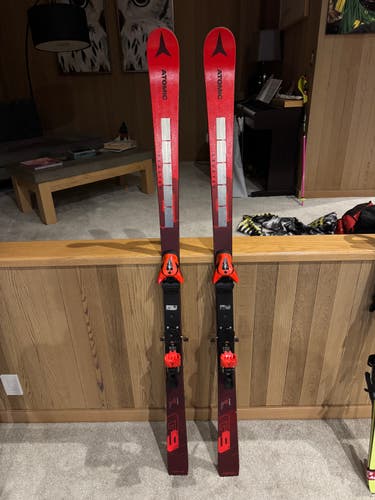 2025 Atomic Racing Redster G9 166cm Skis With Bindings Max Din 12 (Used)