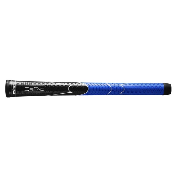 Winn Dri-Tac Golf Grip (Midsize, Black/Blue, 6DT-BBL) NEW