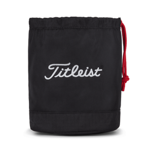 TITLEIST RANGE BAG BLACK/BLACK/RED