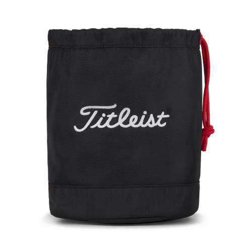 TITLEIST RANGE BAG BLACK/BLACK/RED