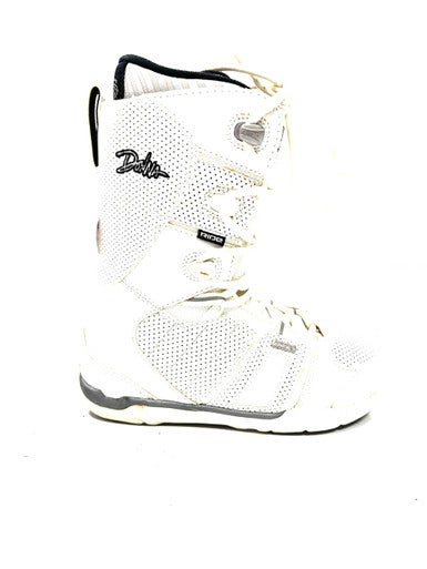 Used Ride DONNA Womens Snowboard Boots White Senior 8 11860-C000301879