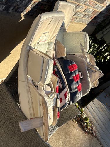 33" 2017 Brian's Gnetik Pro 3 Goalie Leg Pads (Used)