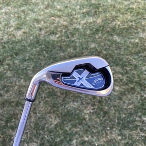 Callaway X-18 6-Iron Factory Model Regular Flex Lefty 37.5 NICE