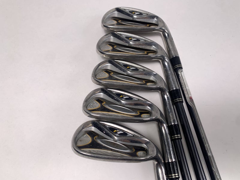 TaylorMade R7 Iron Set 7-PW+GW REAX 65g Senior Graphite Mens RH