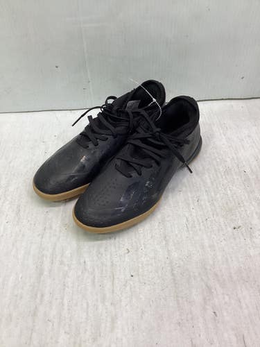 Used Adidas Soccer Indoor Shoes Black Senior 6.5 11347-S000260158