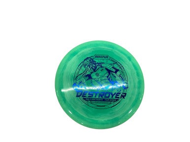 Used Innova DESTROYER Disc Golf Driver Green 11347-S000260077