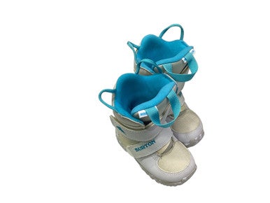 Used Burton Snow/Hunt/Hike Boots Y White And Carolina Blue Youth 07.0 11347-S000260063