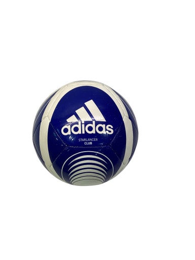 Used Adidas STARLANCER CLUB SZ 3 All Size Soccer Ball Royal Blue 3 11347-S000260058
