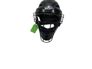 Used All Star ALL STAR CATCHERS HELMET Catchers Helmet w/Mask Black One Size 11347-S000260004