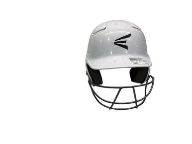Used Easton WHITE HELMET W MASK Batting Helmet w/Mask White M/L 11347-S000259991