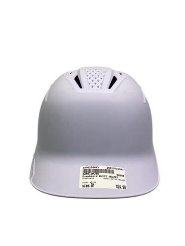 Used Evoshield WHITE HELMET Batting Helmet No Mask White SM 11347-S000259933