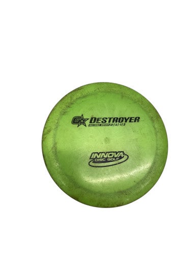 Used Innova DESTROYER Disc Golf Driver Green 11347-S000259783