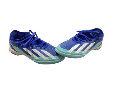 Used Adidas Soccer Indoor Shoes Royal Blue Junior 04.5 11347-S000259711