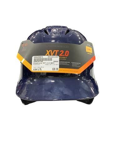 Used Evoshield XVT 2.0 NAVY Batting Helmet No Mask Navy Blue L/XL 11347-S000259672