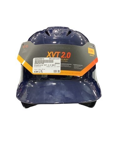 Used Evoshield XVT 2.0 NAVY Batting Helmet No Mask Navy Blue L/XL 11347-S000259672