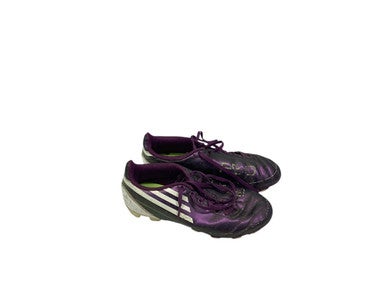Used Adidas F50 Soccer Cleats Purple Junior 03 11347-S000259655
