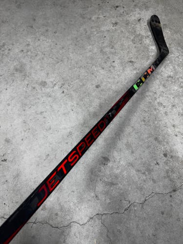 65 Flex P90TM Senior CCM Jetspeed FT7 Pro Left Hand Hockey Stick Pro Stock (Restored)