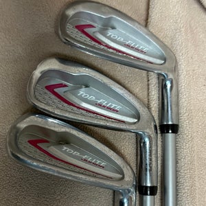 Junior Top Flite Right Handed Iron Set Junior Steel Shaft (Used)