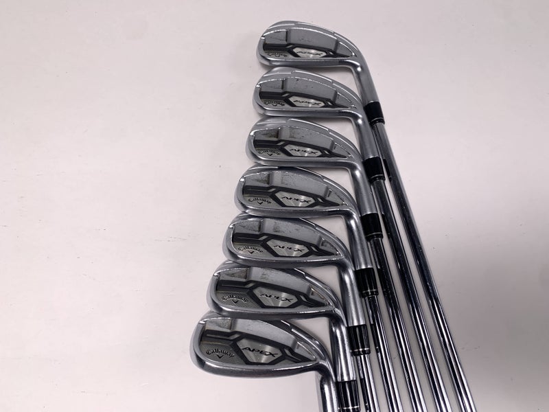 Callaway Apex CF 16 Iron Set 5-PW+GW Project X LZ 6.0 105g Stiff Steel Mens RH