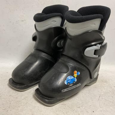 Used Rossignol R18 Boys DH Ski Boot Black 195 MP - Y13 11855-S000195782