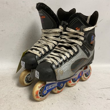 Used CCM EXTERNO BANDIT Roller Hockey Skates Black Senior 7 11855-S000195780