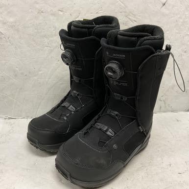 Used Ride JACKSON BOA Mens Snowboard Boots Black Senior 9 11855-S000195728