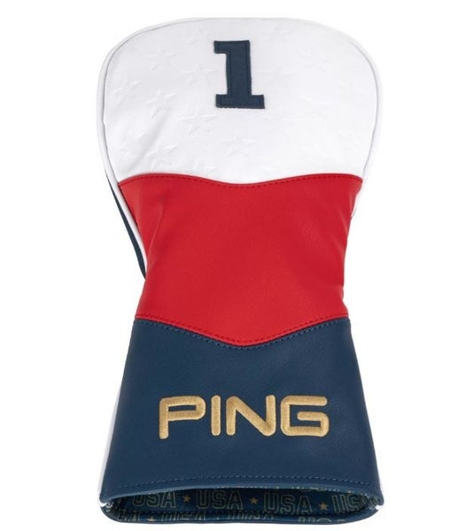 PING Anthem Driver Cover Headcover White/Red/Navy Limited Edition NEW!