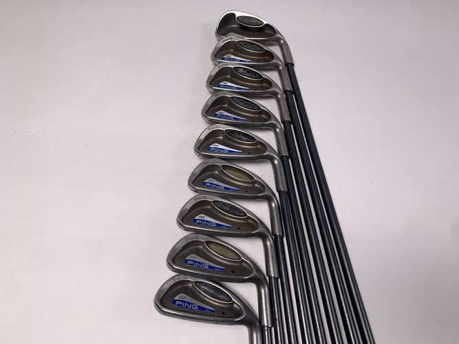 Ping G2 Iron Set 2-PW Black Dot TFC 100 Stiff Graphite Mens RH