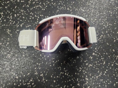 Used Smith SQUAD S CHROMAPOP Snow Goggles Adult White 11849-S000034293