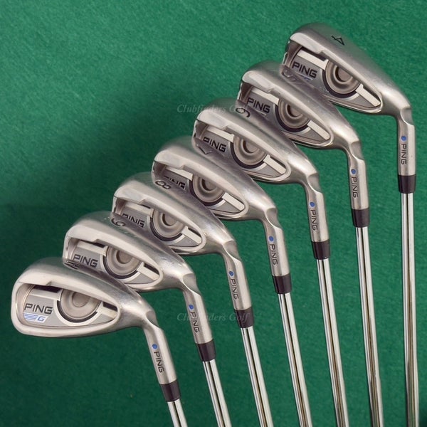 Ping G Series Blue Dot 4-PW Iron Set NS Pro Modus 3 Tour 105 Steel Stiff