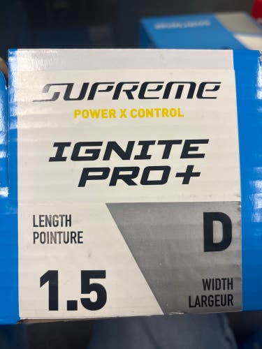 Bauer Supreme Ignite Pro+ Hockey Skates Regular Width Size 1.5 (New)