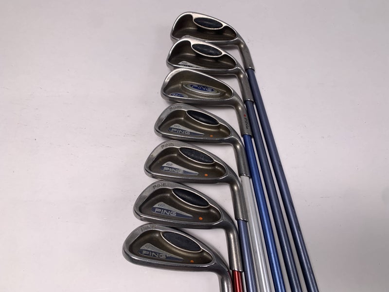 Ping G2 Ladies Iron Set 4-9+SW Orange Dot 2* Flat Various Ladies Shafts RH