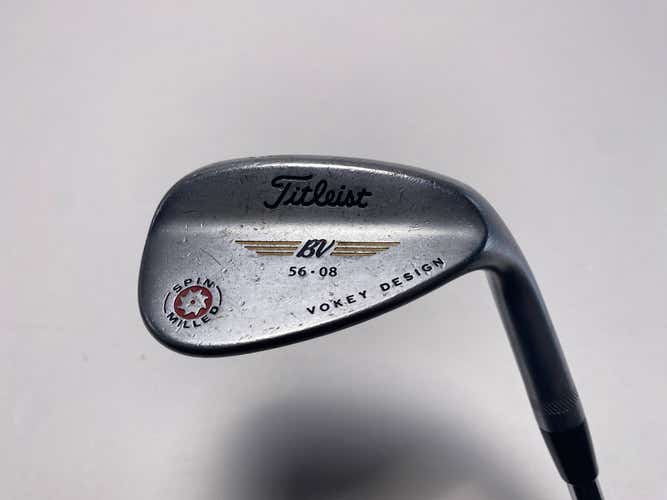 Titleist Vokey Spin Milled Chrome 2009 Sand Wedge SW 56* 8 Steel Mens RH