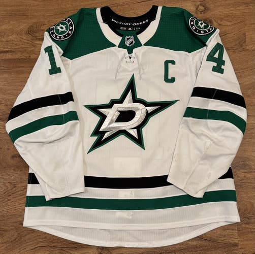 2019-20 Jamie Benn Road Set 2 Game Worn Dallas Stars Jersey