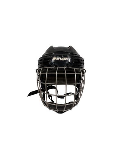 Used Bauer TRUE VISION Helmet Cage Combo Black SM 11847-S000031451