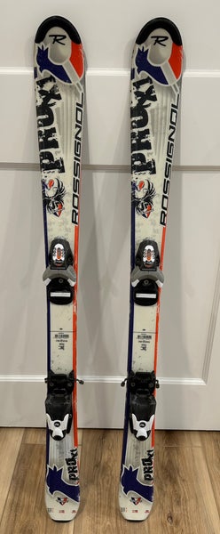 Kid's All Mountain 110 cm Rossignol Pro-X1 Skis With Axium Jr. Bindings (Used)