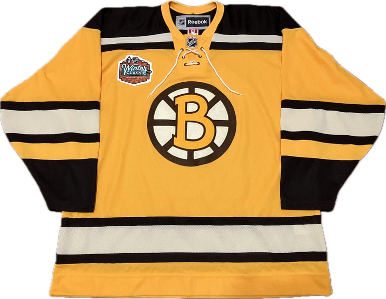 Boston Bruins Blank 2010 Winter Classic Reebok NHL Hockey Jersey Size XL