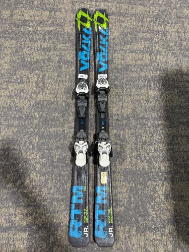 Volkl RTM Jr 130 cm Skis With Marker 4.5 Bindings (Used)