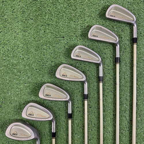 Titleist DCI Gold Oversize Iron Set 5-PW SW Ladies Womens Flex Tr-Spec Graphite